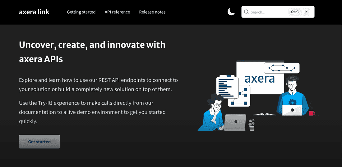 Axera API developer portal