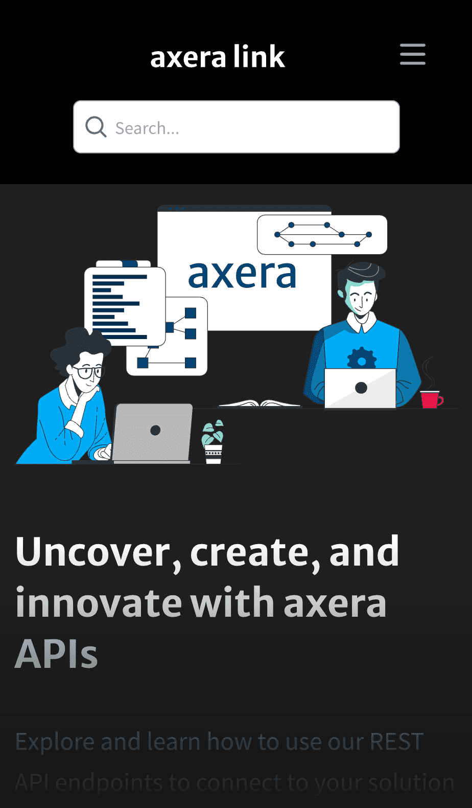 Axera API developer portal